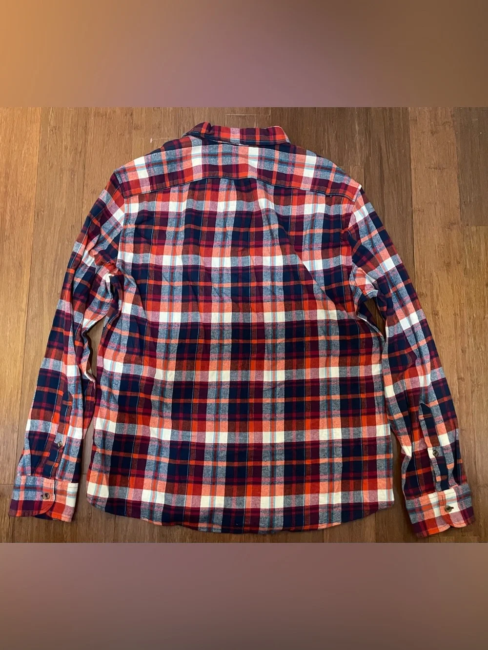 J Crew Flannel Shirt NWT Mens XL Slim Fit Red Blue